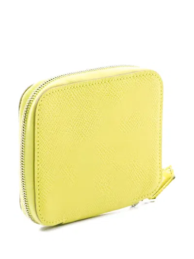 Pre-owned Hermes 2012 Zip-up Agenda In Yellow