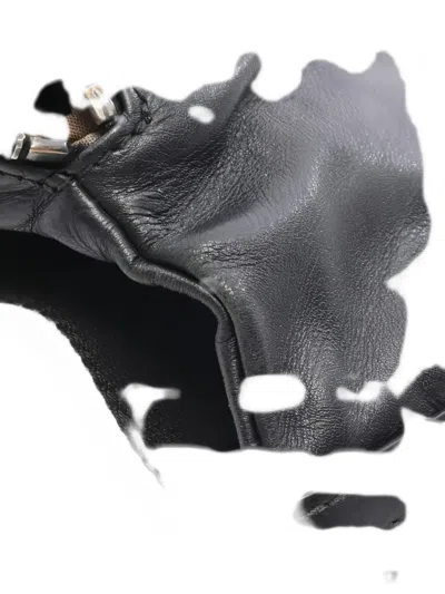 Pre-owned Bottega Veneta 2000s Intrecciato Belt Bag In Black