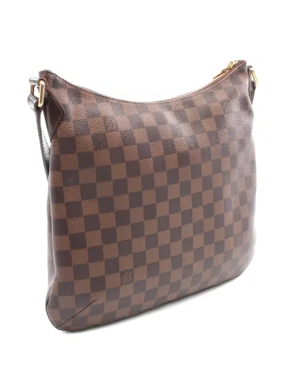 Pre-owned Louis Vuitton 2009 Bloomsbury Pm Damier Ebene Shoulder Bag In Brown