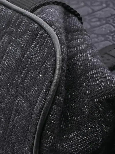 Pre-owned Dior 2010s Safari Oblique Canvas Backpack In Black