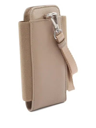 Pre-owned Prada 2010s Smartphone Case In Neutral