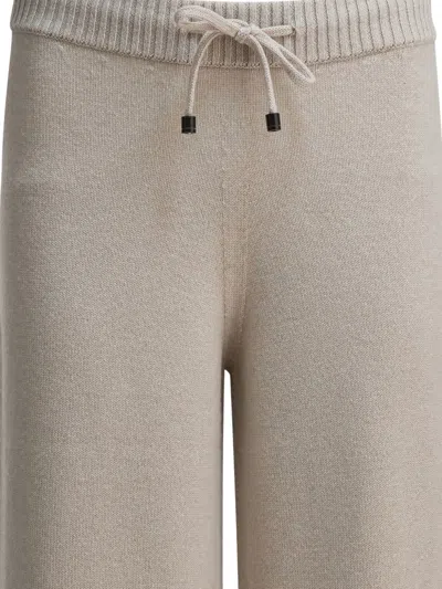 Drumohr Drawstring-fastening Trousers In Gray