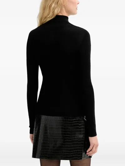 Isabelle Blanche Turtleneck Sweater In Black