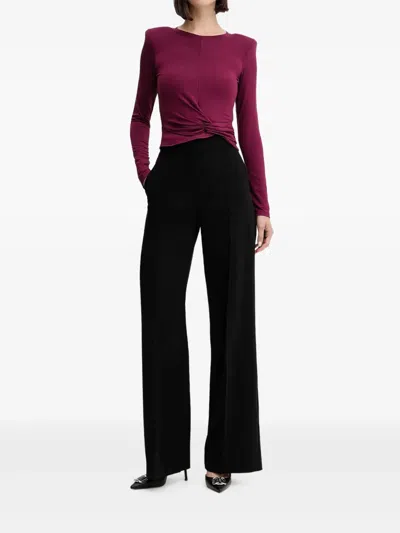 Simona Corsellini Knot-detail Top In Purple