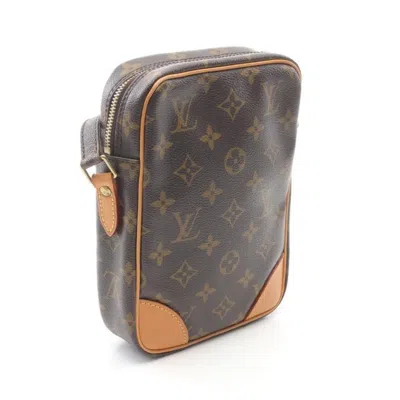Pre-owned Louis Vuitton 2004 Danube Monogram-pattern Crossbody Bag In Brown