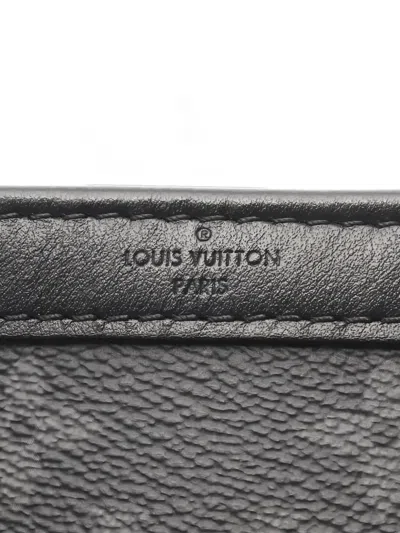 Pre-owned Louis Vuitton 2021 Gaston Wallet Shoulder Bag In Black