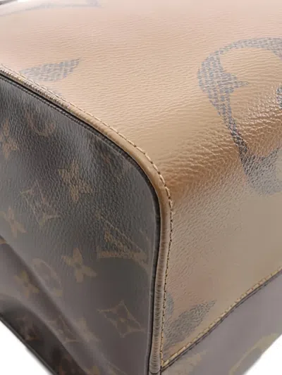 Pre-owned Louis Vuitton 2021 On-the-go Gm Monogram-canvas Tote Bag In Brown