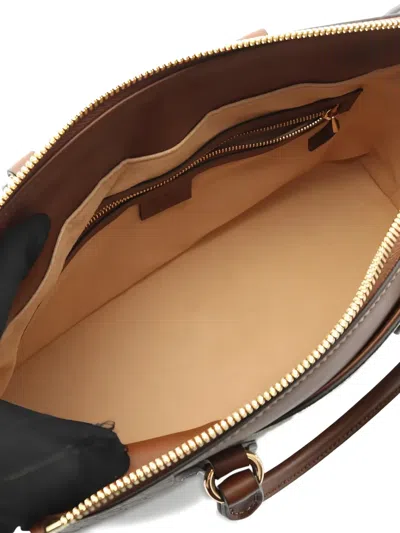 Pre-owned Gucci 2010s Logo-pattern Tote Bag In Neutral