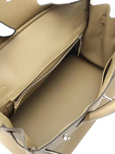 Pre-owned Hermes 2023 Birkin 30 Leather Tote Bag In Neutral