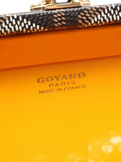 Pre-owned Goyard 2010s Minaudière Trunk Shoulder Bag In Brown