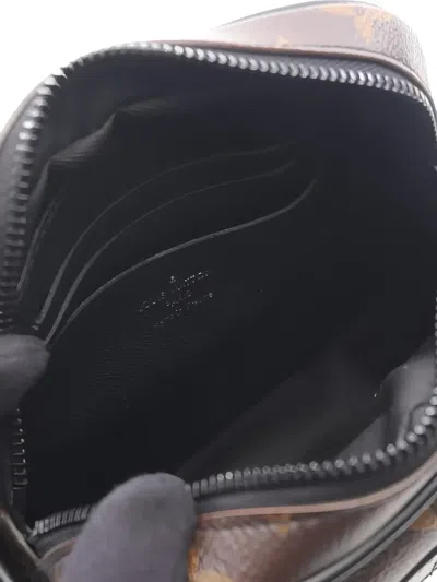 Pre-owned Louis Vuitton 2010s Christopher Wearable Monogram Cross Body Bag In Brown