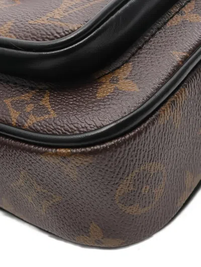 Pre-owned Louis Vuitton 2010s Christopher Wearable Monogram Cross Body Bag In Brown