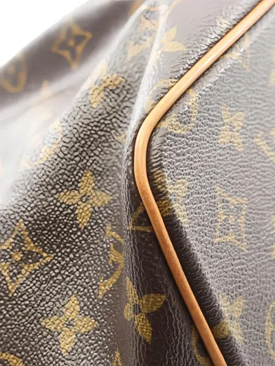 Pre-owned Louis Vuitton 2012 Palermo Pm Monogram Two-way Tote Bag In Brown