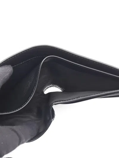 Pre-owned Saint Laurent 2020s Cassandre Bi-fold Wallet In Black