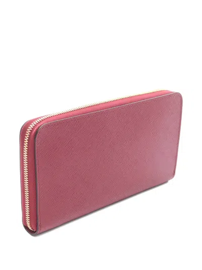 Pre-owned Cartier 2020s C De  Zip Wallet In Red