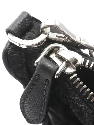 Pre-owned Prada Re-edition Chain Two-way Shoulder Bag In Black