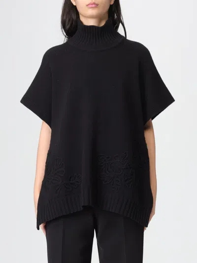 Ermanno Firenze Sweater  Woman Color Black In Black