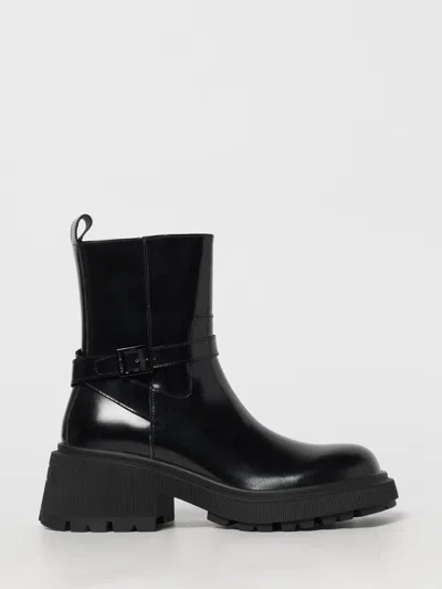 Jimmy Choo Flat Ankle Boot  Woman Color Black In Black