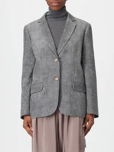 Alysi Blazer  Woman Color Grey In Gray