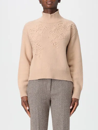 Ermanno Firenze Sweater  Woman Color Camel In Brown