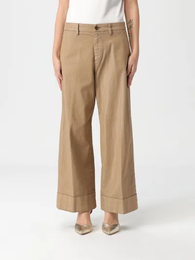 Mason's Pants  Woman Color Beige In Gold