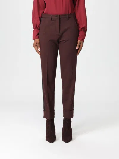 Mason's Pants  Woman Color Amber In Burgundy