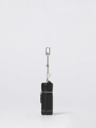Marc Jacobs The Lipstick Leather Case Charm In Black