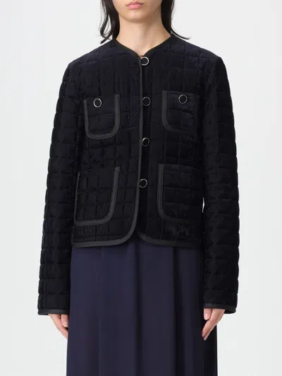Forte Forte Jacket  Woman Color Blue In Black