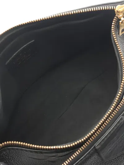 Pre-owned Louis Vuitton 2021 Monogram Empreinte Chain Shoulder Bag In Black