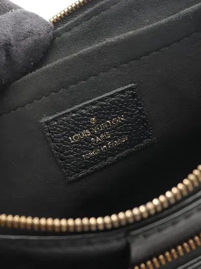 Pre-owned Louis Vuitton 2021 Monogram Empreinte Chain Shoulder Bag In Black