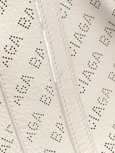 Pre-owned Balenciaga 2000 Pierced Leather Tote Bag In Neutral