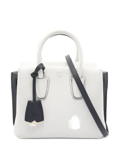 Pre-owned Mcm 2000s Milla Mini Bag In White