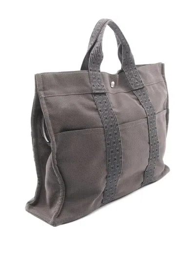 Pre-owned Hermes 2000's Yale Line Mm Tote Bag In Brown