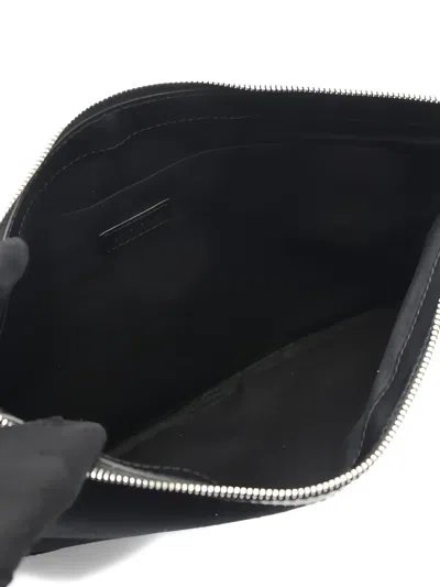 Pre-owned Balenciaga 2010s Zip-up Clutch Bag In Black
