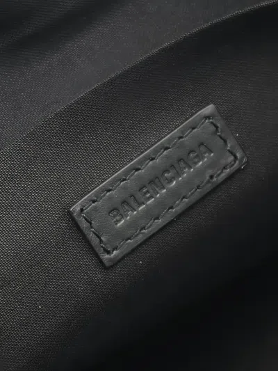 Pre-owned Balenciaga 2010s Zip-up Clutch Bag In Black