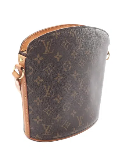 Pre-owned Louis Vuitton 2002 Monogram-pattern Crossbody Bag In Brown