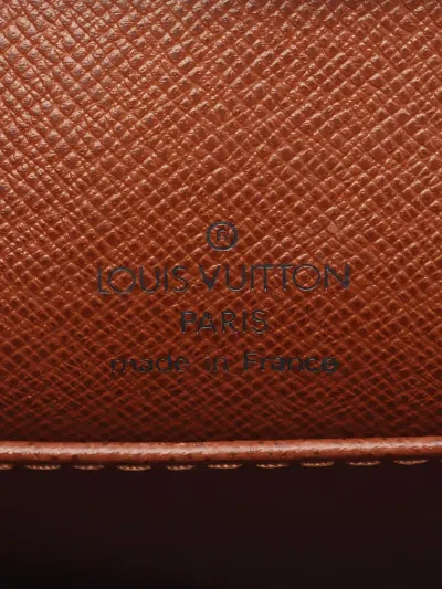 Pre-owned Louis Vuitton 2002 Monogram-pattern Crossbody Bag In Brown