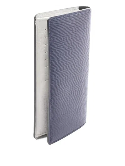 Pre-owned Louis Vuitton 2021 Brazza Bi-fold Wallet In Blue