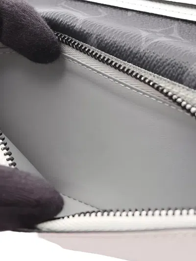 Pre-owned Louis Vuitton 2021 Brazza Bi-fold Wallet In Blue