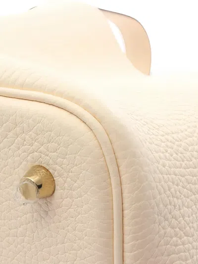 Pre-owned Hermes Picotin Lock-detail Mm Tote Bag In Neutral