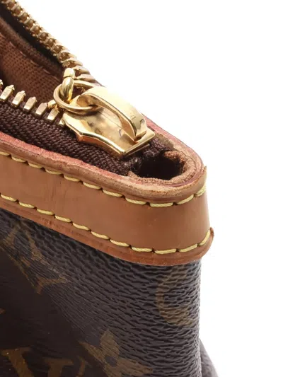 Pre-owned Louis Vuitton 2011 Tivoli Pm Monogram Tote Bag In Brown