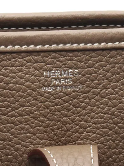 Pre-owned Hermes 2023 Evelyn 3 Troyes Pm Shoulder Bag In Brown