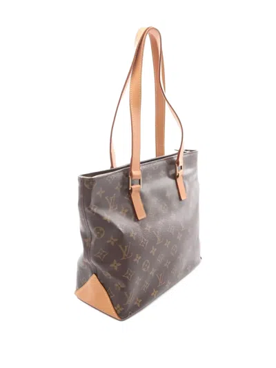 Pre-owned Louis Vuitton 2002 Cabas Piano Tote Bag In Brown