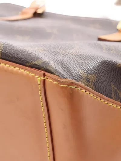 Pre-owned Louis Vuitton 2002 Cabas Piano Tote Bag In Brown