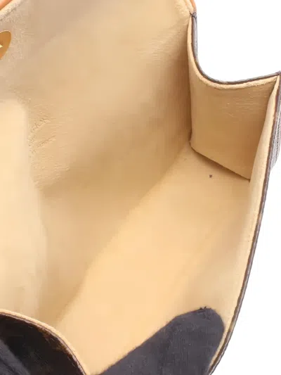 Pre-owned Louis Vuitton 2002 Pochette Florentine Belt Bag In Brown