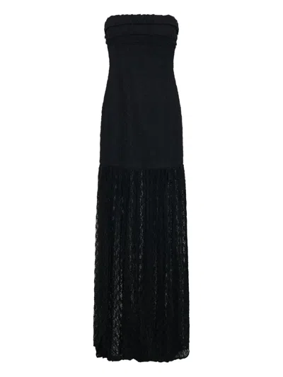 Nicholas Kairo Strapless Maxi Dress In Black