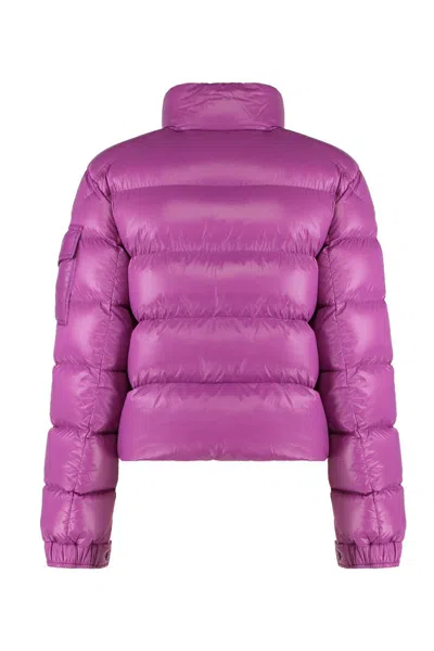 Moncler Petra Short Down Jacket In Purple