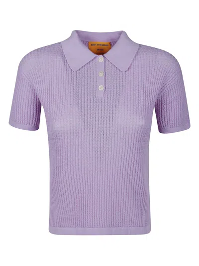 Guest In Residence Polo In Purple