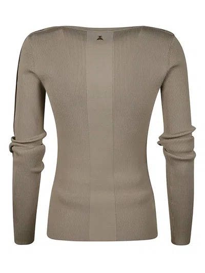 Patrizia Pepe Sweater In Brown