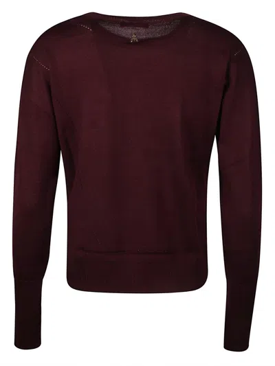Patrizia Pepe Sweater In Burgundy